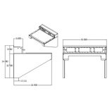Receiver, Single Tier, 12 Position, 19" Rack Mountable