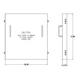 Protective Cover, Receiver, Pull-Thru, Dual  Tier