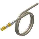 Patchcord, Receiver, 3 GHz Micro Coax, Single Ended, RG178, 36" (40-120001-03 Contact)