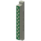 Module, ITA, High Frequency Coax, 18 Position, uses 50 Ohm Contacts