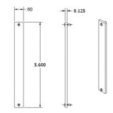 Module, Receiver / ITA, Blank Filler, with Captive Hardware