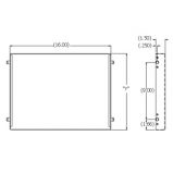 Protective Cover, Receiver, Single Tier, 25 Slot