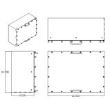 Enclosure, ITA, Dual Tier, 9" Deep