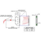 Connector, 96 Pin, 36" Long, 22 AWG with Strain Relief Housing