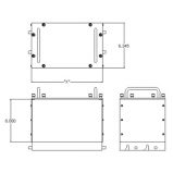 Enclosure, 6" Depth, for 15 Slot ITA