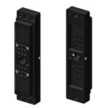 90 Position LIF Hybrid Socket, 18 Coax/Power - 72 Signal Positions