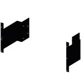 Flange Kit, SCOUT, Extended, used with 561820 to PXIe-1078